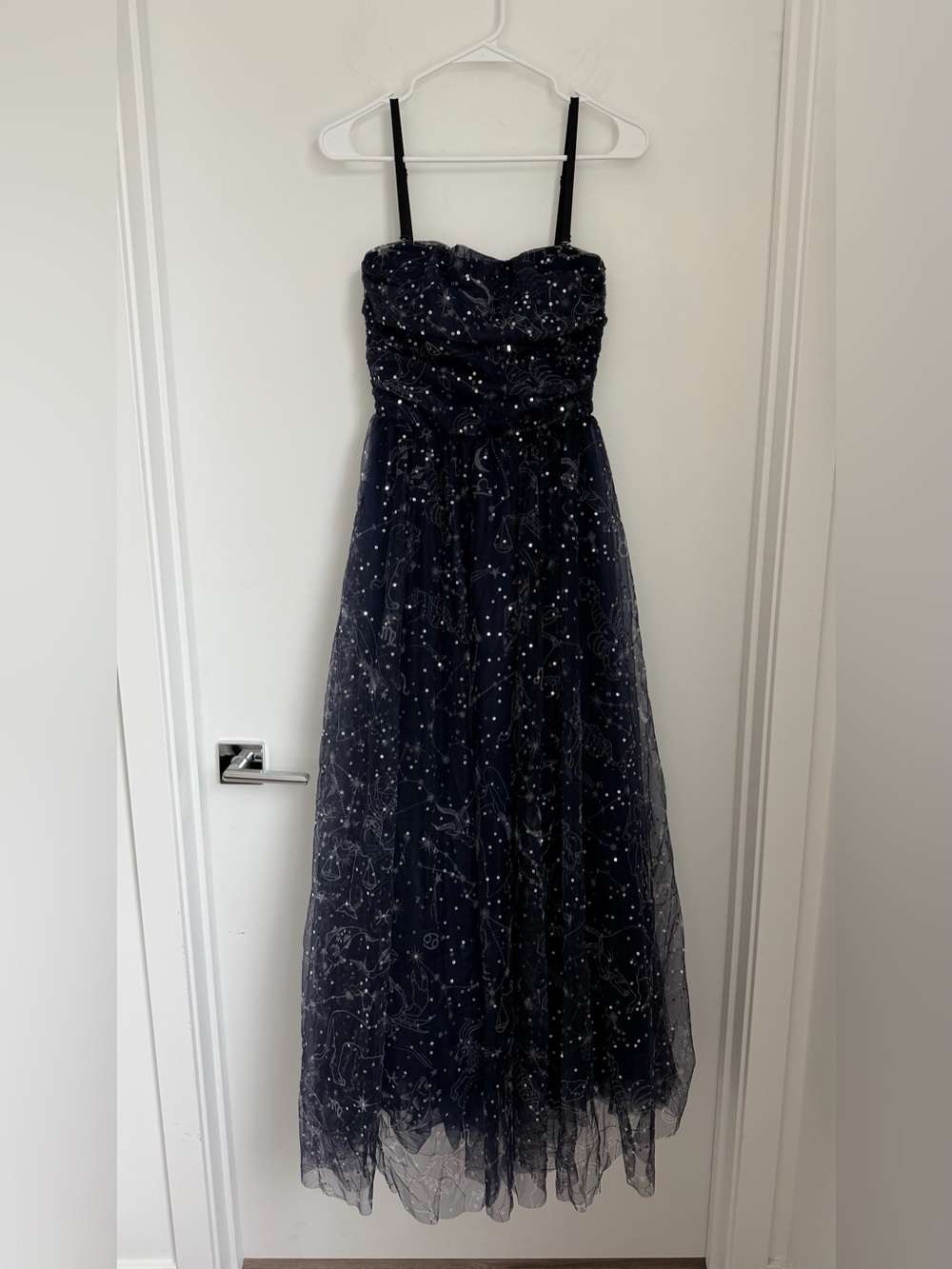 Staud NWT Small Bettina Gown Zodiac Constellation Tulle - Picture 6 of 15